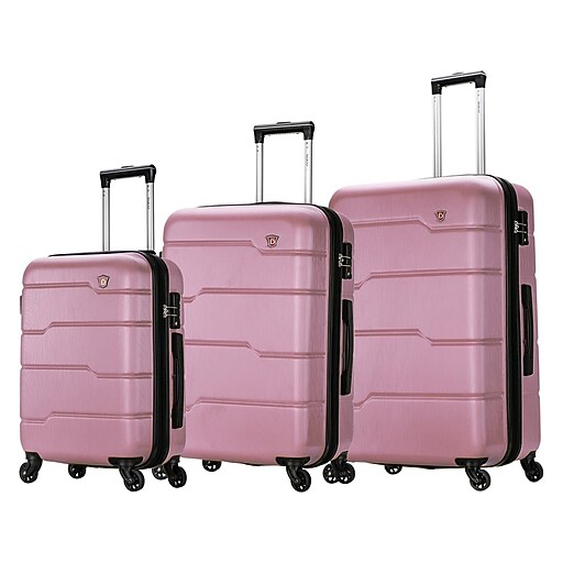 DUKAP Rodez 3Piece Hardside Spinner Luggage Set, TSA Checkpoint