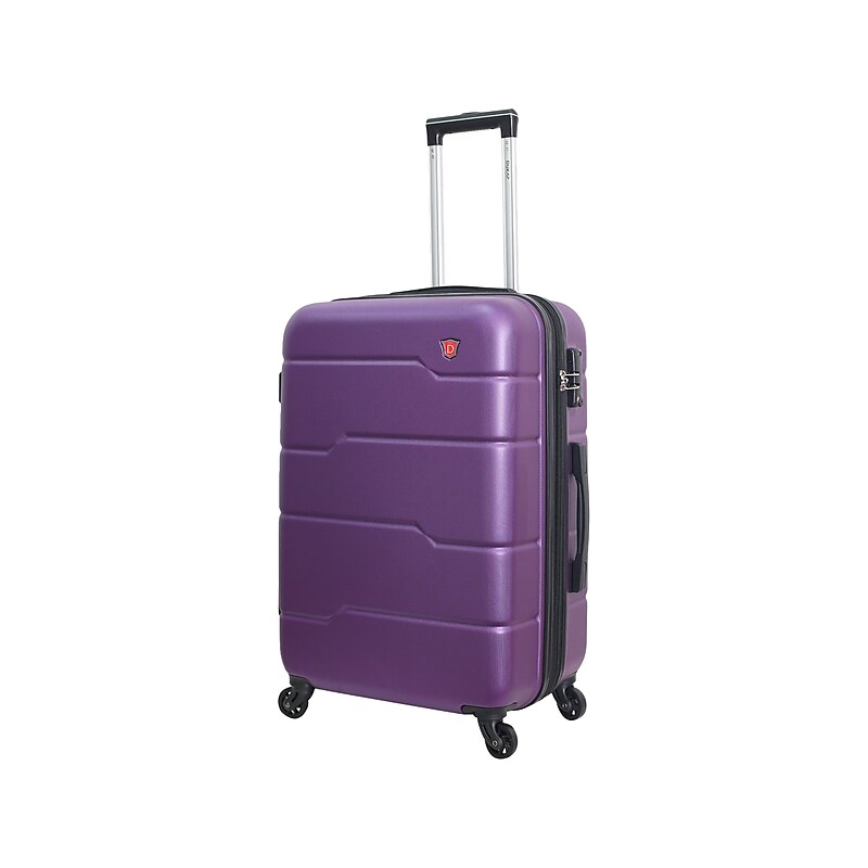 DUKAP Rodez 24" Hardside Suitcase, 4-Wheeled Spinner, TSA Checkpoint Friendly, Purple (DKROD00M-PUR) image 1
