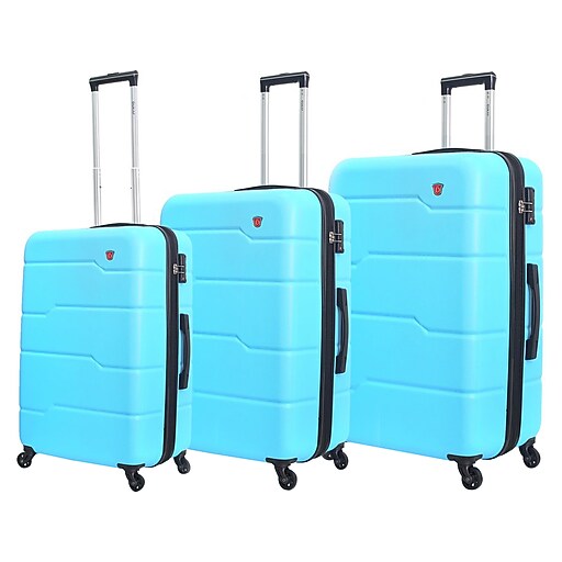 DUKAP Rodez 3Piece Hardside Spinner Luggage Set, TSA Checkpoint