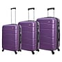 DUKAP Rodez 3-Piece Hardside Spinner Luggage Set, TSA Checkpoint Friendly, Purple (DKRODSML-PUR)~#|#~sp113452982_sc7