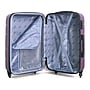 DUKAP Rodez 3-Piece Hardside Spinner Luggage Set, TSA Checkpoint Friendly, Purple (DKRODSML-PUR)~#|#~sp113452988_sc7