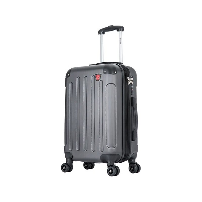 DUKAP Intely 19.5" Hardside Suitcase, 4-Wheeled Spinner, TSA Checkpoint Friendly, Gray (DKINT00S-GRE) image 1