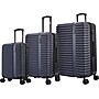 InUSA Ally 3-Piece Hardside Spinner Luggage Set, TSA Checkpoint Friendly, Navy Blue (IUALLSML-BLU)~#|#~sp113453040_sc7