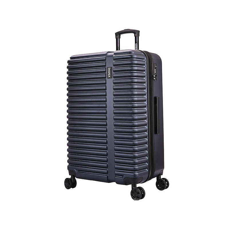 InUSA Ally 28" Hardside Suitcase, 4-Wheeled Spinner, TSA Checkpoint Friendly, Blue (IUALL00L-BLU) image 1