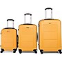 InUSA Pilot 3-Piece Hardside Spinner Luggage Set, TSA Checkpoint Friendly, Mustard (IUPILSML-MUS)~#|#~sp113453062_sc7
