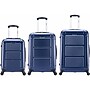 InUSA Pilot 3-Piece Hardside Spinner Luggage Set, TSA Checkpoint Friendly, Blue (IUPILSML-BLU)~#|#~sp113453100_sc7