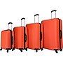 InUSA Royal 4-Piece Hardside Spinner Luggage Set, Orange (IUROYSMLXL-ORG)~#|#~sp113453113_sc7