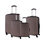 InUSA Royal 4-Piece Hardside Spinner Luggage Set, Brown (IUROYSMLXL-BRO)~#|#~sp113453119_sc7