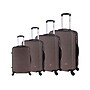 InUSA Royal 4-Piece Hardside Spinner Luggage Set, Brown (IUROYSMLXL-BRO)~#|#~sp113453120_sc7