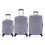 InUSA Royal 3-Piece Hardside Spinner Luggage Set, TSA Checkpoint Friendly, Silver (IUROYSML-SIL)~#|#~sp113453237_sc7