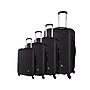 InUSA Royal 4-Piece Hardside Spinner Luggage Set, TSA Checkpoint Friendly, Black (IUROYSMLXL-BLK)~#|#~sp113453250_sc7