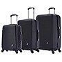 InUSA Royal 3-Piece Hardside Spinner Luggage Set, TSA Checkpoint Friendly, Black (IUROYSML-BLK)~#|#~sp113453261_sc7