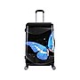 InUSA 28" Hardside Butterfly Suitcase, 4-Wheeled Spinner, TSA Checkpoint Friendly, Black Butterfly (IUAPC00L-BBU)~#|#~sp113453271_sc7