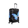 InUSA 28" Hardside Butterfly Suitcase, 4-Wheeled Spinner, TSA Checkpoint Friendly, Black Butterfly (IUAPC00L-BBU)~#|#~sp113453275_sc7