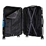 InUSA 20" Hardside Butterfly Carry-On Suitcase, 4-Wheeled Spinner, TSA Checkpoint Friendly, Black Butterfly (IUAPC00S-BBU)~#|#~sp113453285_sc7