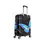 InUSA 24" Hardside Butterfly Suitcase, 4-Wheeled Spinner, TSA Checkpoint Friendly, Black Butterfly (IUAPC00M-BBU)~#|#~sp113453290_sc7