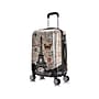 InUSA 20" Hardside Paris Carry-On Suitcase, 4-Wheeled Spinner, TSA Checkpoint Friendly, Paris (IUAPC00S-PAR)~#|#~sp113453331_sc7