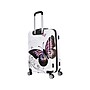InUSA 24" Hardside Butterfly Suitcase, 4-Wheeled Spinner, TSA Checkpoint Friendly, Butterfly (IUAPC00M-BUT)~#|#~sp113453341_sc7