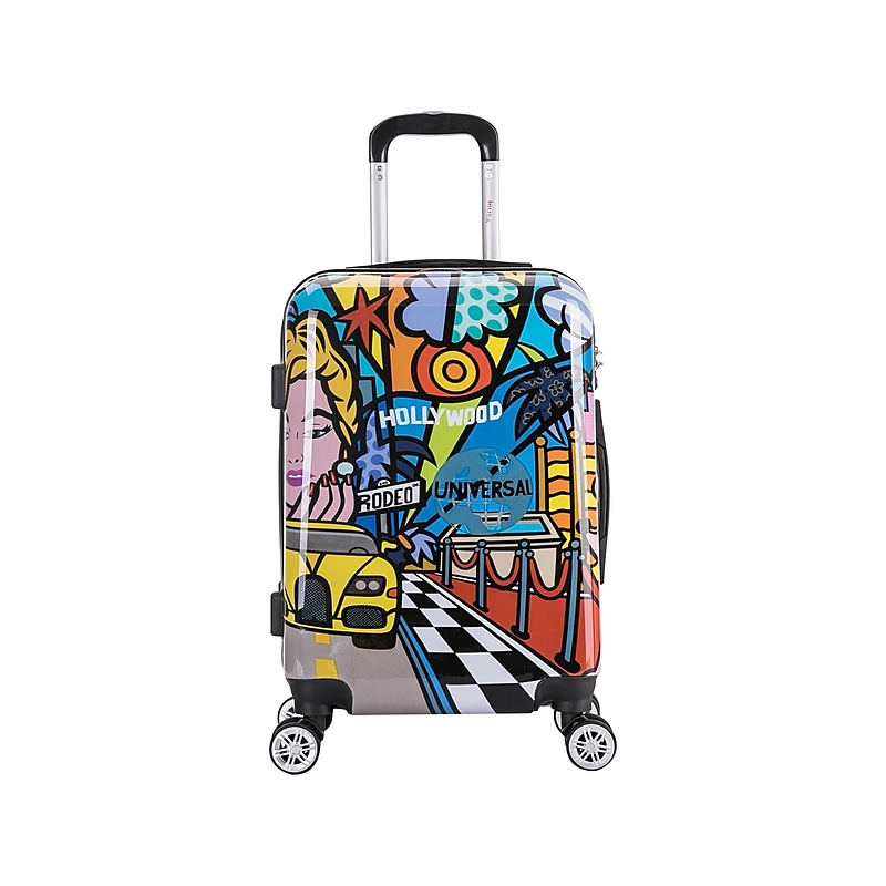 InUSA 20" Hardside Hollywood Suitcase, 4-Wheeled Spinner, TSA Checkpoint Friendly, Hollywood (IUAPC00S-HOL) image 1