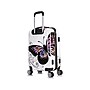 InUSA 20" Hardside Butterfly Carry-On Suitcase, 4-Wheeled Spinner, TSA Checkpoint Friendly, Butterfly (IUAPC00S-BUT)~#|#~sp113453376_sc7