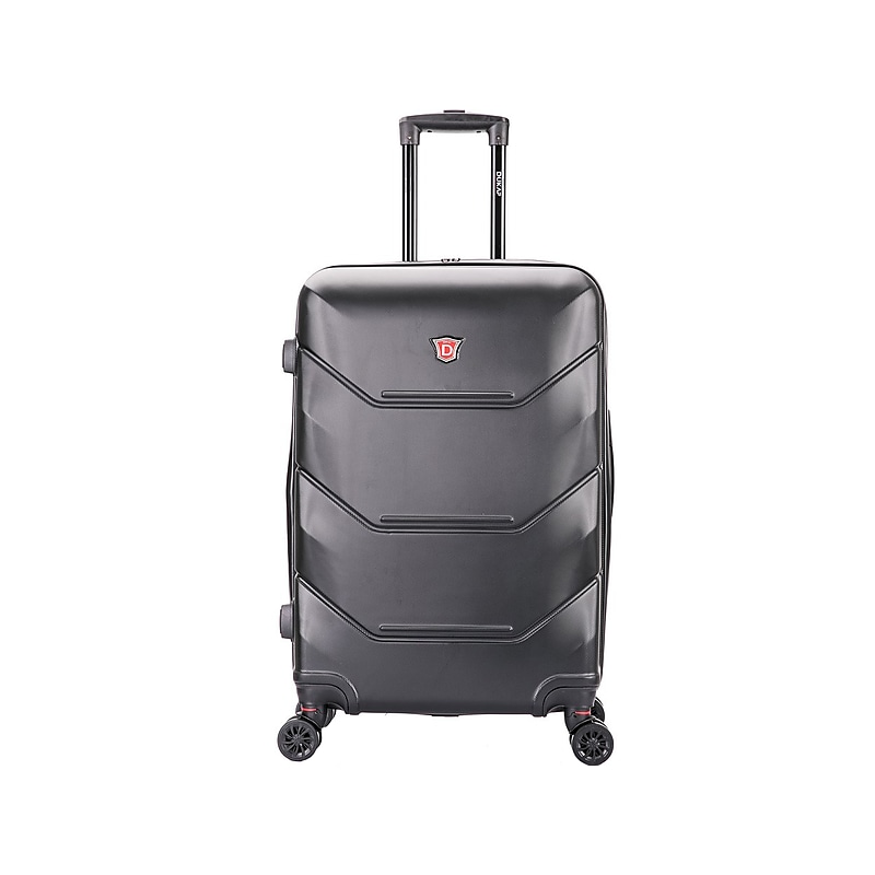 DUKAP Zonix 26" Hardside Suitcase, 4-Wheeled Spinner, TSA Checkpoint Friendly, Black (DKZON00M-BLK) image 1