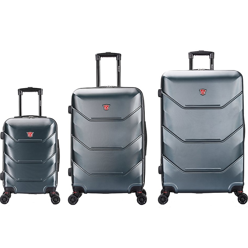 DUKAP Zonix Hardside Spinner Luggage Set, Green (DKZONSML-GRE) image 1