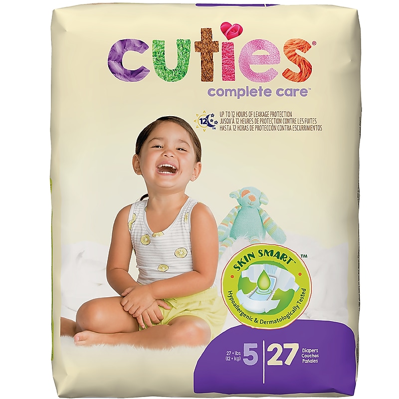 Cuties Complete Care Baby Diapers, Size 5, 108 count (CR5001) image 1