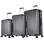 DUKAP Intely 3-Piece Hardside Spinner Luggage Set, TSA Checkpoint Friendly, Gray (DKINTSML-GRE)~#|#~sp113582919_sc7