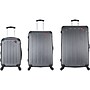 DUKAP Intely 3-Piece Hardside Spinner Luggage Set, TSA Checkpoint Friendly, Gray (DKINTSML-GRE)~#|#~sp113582920_sc7