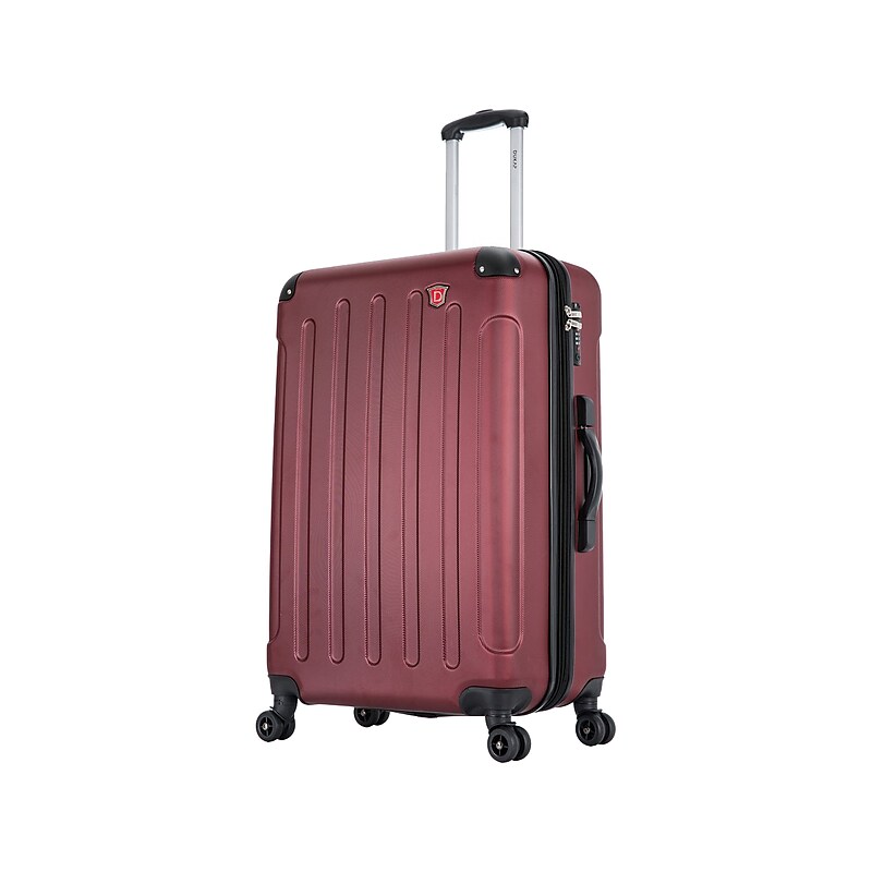 DUKAP Intely 27.25" Hardside Suitcase, 4-Wheeled Spinner, TSA Checkpoint Friendly, Wine (DKINT00M-WIN) image 1