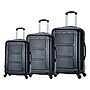 InUSA Pilot 3-Piece Hardside Spinner Luggage Set, TSA Checkpoint Friendly, Black (IUPILSML-COA)~#|#~sp113583459_sc7