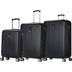 DUKAP Crypto 3-Piece Hardside Spinner Luggage Set, TSA Checkpoint