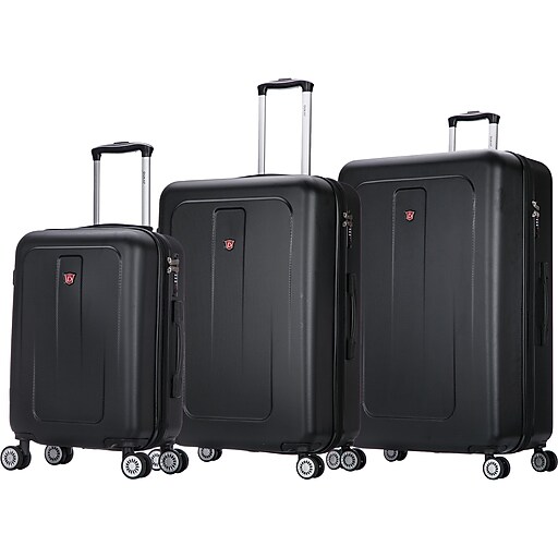 DUKAP Crypto 3-Piece Hardside Spinner Luggage Set, TSA Checkpoint