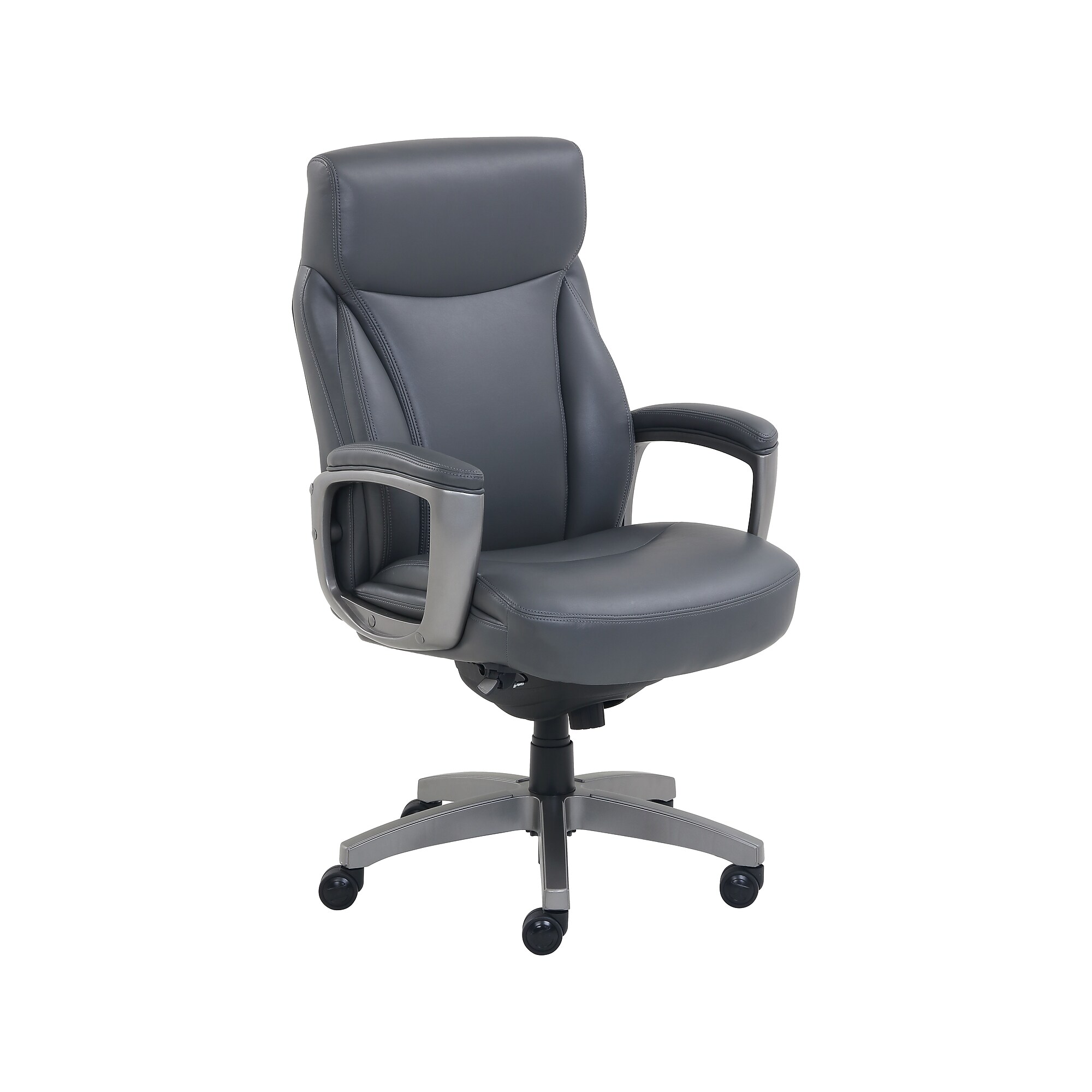 La-Z-Boy Bonded Leather Swivel Executive Chair, Gray (51446XX) Sansujyuku sansujyuku.com