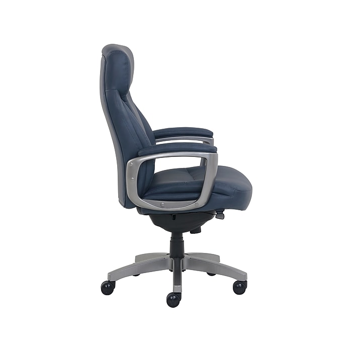 La-Z-Boy Leather Swivel Executive Chair, Navy (51447XX La-Z-Boy Leather Swivel Executive Chair, Navy (51447XX