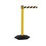 Queue Solutions WeatherMaster 250 2" Yellow Nylon Crowd Control Belt Barrier, Yellow/Magenta (WMR250Y-YM110)~#|#~sp113784040_sc7