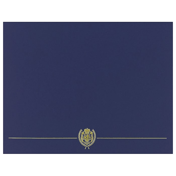 Great Papers Classic Crest Certificate Holders, 12