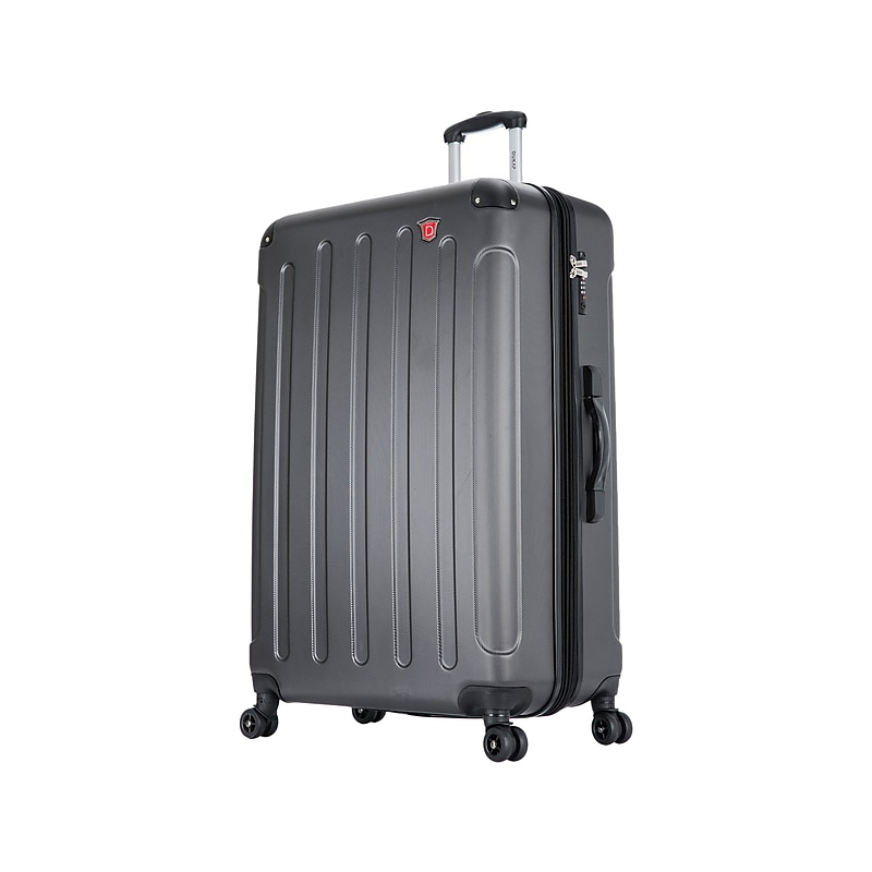 DUKAP Intely 32" Hardside Suitcase, 4-Wheeled Spinner, TSA Checkpoint Friendly, Gray (DKINT00L-GRE) image 1