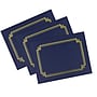 Great Papers Certificate Holders, 9.75" x 12.5", Navy, 3/Pack (938903)~#|#~sp114005064_sc7