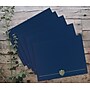 Great Papers Classic Crest Certificate Holders, 8.5" x 11", Navy, 5/Pack (903115)~#|#~sp114005186_sc7