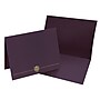 Great Papers Classic Crest Certificate Holders, 8.5" x 11", Plum, 5/Pack (903116)~#|#~sp114005195_sc7