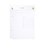 Russell+Hazel Notepad, 6.38" x 8.44", White/Gold, 100 Sheets/Pad, 1 Pad/Pack (55748)~#|#~sp114088200_sc7