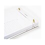 Russell+Hazel Notepad, 6.38" x 8.44", White/Gold, 100 Sheets/Pad, 1 Pad/Pack (55748)~#|#~sp114088202_sc7
