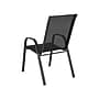 Flash Furniture Brazos Series Stacking Patio Chairs, Black, 5/Pack (5JJ303C)~#|#~sp114328371_sc7
