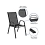 Flash Furniture Brazos Series Stacking Patio Chairs, Black, 5/Pack (5JJ303C)~#|#~sp114328376_sc7