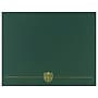 Great Papers Classic Crest Certificate Holders, 12" x 9.38", Hunter Green, 25/Pack (903118PK5)~#|#~sp114331642_sc7