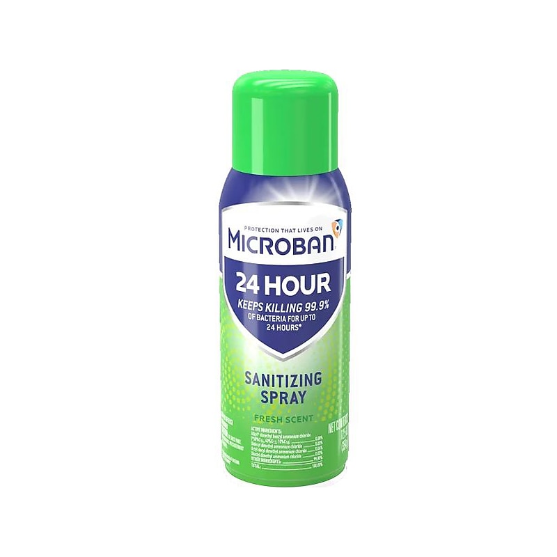 Microban 24 Disinfectant Sanitizing Spray, Fresh, 12.5 Oz. (48774) image 1