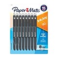 Paper Mate InkJoy Retractable Gel Pen, Medium Point, Black Ink, 8/Pack (1958856)