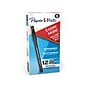 Paper Mate Eraser Mate Erasable Ballpoint Pen, Medium Point, Black Ink, Dozen (3930158)~#|#~sp114502034_sc7
