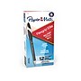 Paper Mate FlexGrip Elite Ballpoint Pen, Medium Point, Black Ink, Dozen (85585)~#|#~sp114502144_sc7